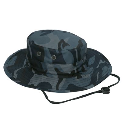 Adjustable Boonie Hat MIDNIGHT BLUE CAMO