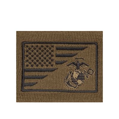 USMC/ US Flag Deluxe Fine Knit Watch Cap COYOTE