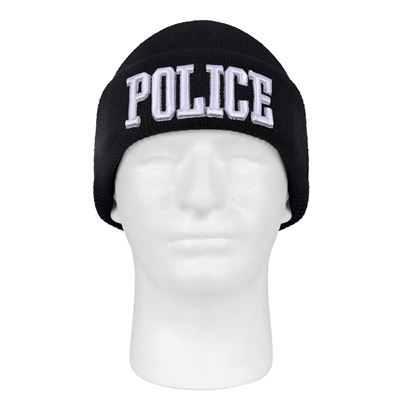 Hat DELUXE 3D POLICE BLACK