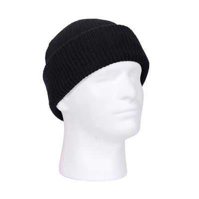 Acrylic knitted hat U.S. BLACK