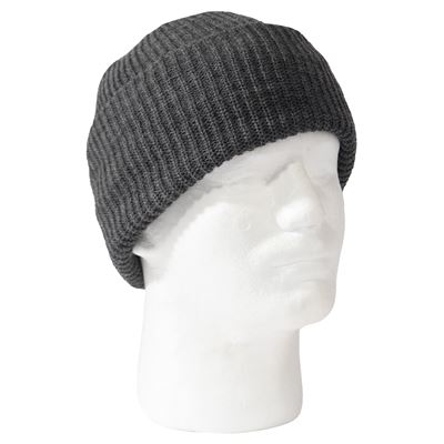 Acrylic knitted hat U.S. CHARCOAL GREY