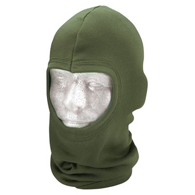 Polyester Balaclavas ECWCS with one opening OLIVE