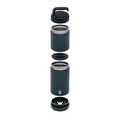 Double food thermos 400/280ml Soft-Touch with spoon