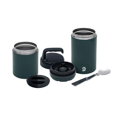Double food thermos 400/280ml Soft-Touch with spoon