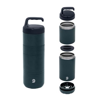 Double food thermos 400/280ml Soft-Touch with spoon