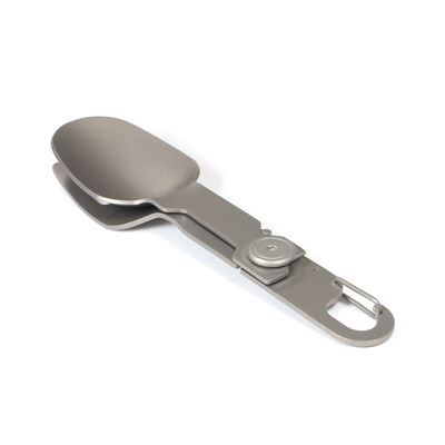 Spork Compact TITANIUM – folding spoon and fork with carabiner Origin Outdoors 562088 5