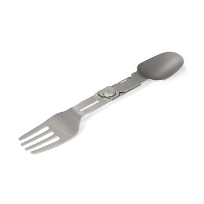 Spork Compact TITANIUM – folding spoon and fork with carabiner Origin Outdoors 562088 2