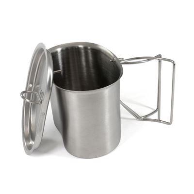 US model stainless steel folding cup with 2-in-1 handle and lid Origin Outdoors 562092 2