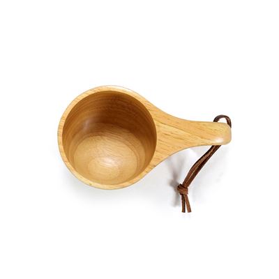 Wooden KUKSA Cup 200 ml Open Handle