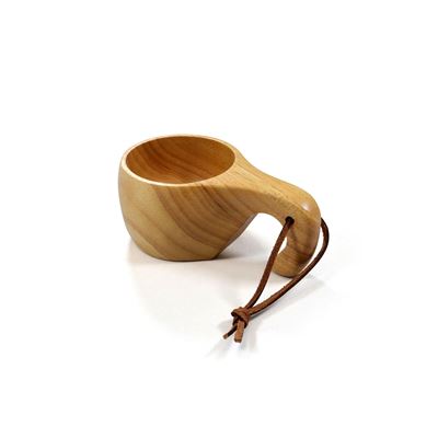 Wooden KUKSA Cup 200 ml Open Handle