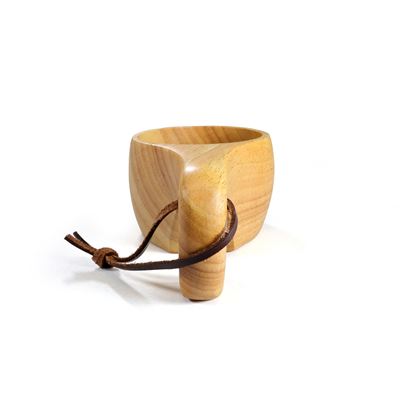 Wooden KUKSA Cup 200 ml Open Handle