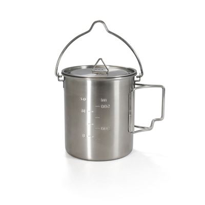 Camping Pot OUTDOOR 700 ml STAINLESS STEEL