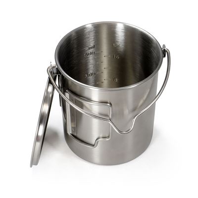 Camping Pot OUTDOOR 700 ml STAINLESS STEEL