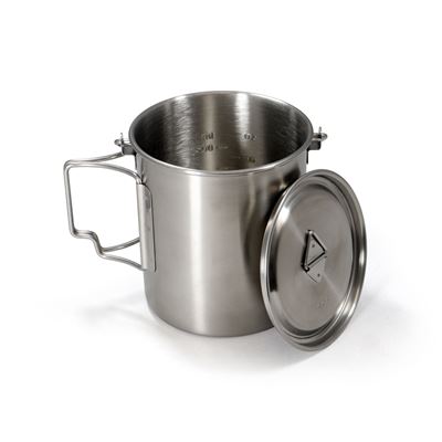 Camping Pot OUTDOOR 700 ml STAINLESS STEEL