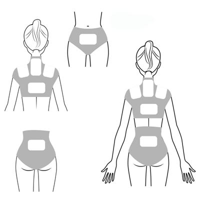 Disposable body pillow warmer 10x13x0.5cm up to 8 hours