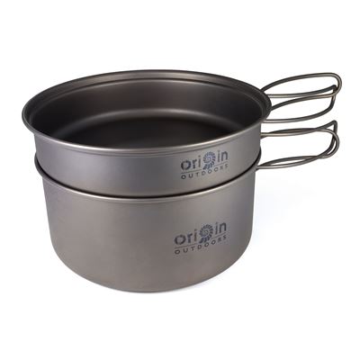 Cookware – mess tin 1 liter TITANIUM