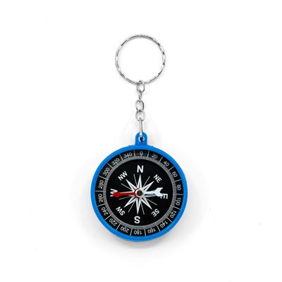 Compass Keyring BLUE