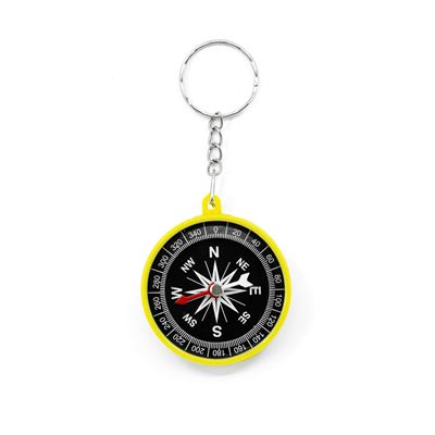 Compass Keyring YELLOW