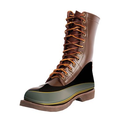 Leather Jump Boot 10 Inches BROWN