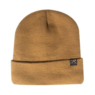 Deluxe Fine Knit Sherpa-Lined Watch Cap COYOTE BROWN