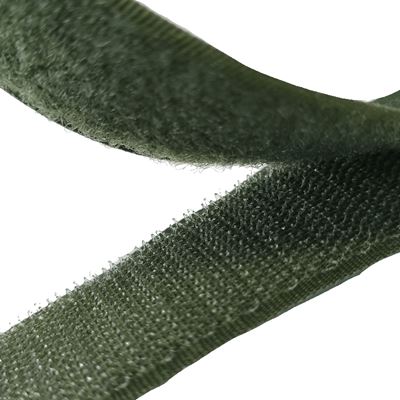 Velcro loop + hooks width 25 mm / 20 m KHAKI GREEN