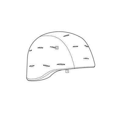 Helmet cover U.S. PASGT 3-COL DESERT