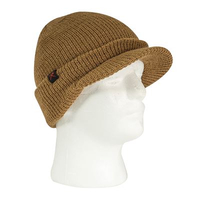 Watch Cap with Brim COYOTE BROWN