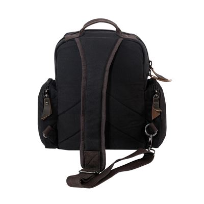 Vintage Canvas Sling Backpack BLACK ROTHCO 59680 2