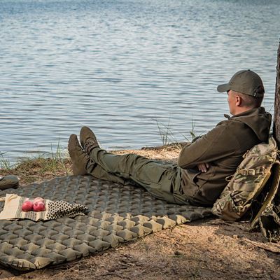 Sleeping Pad 195 × 120 × 5 inflatable double sleeping mat – GREEN M-TAC 60019001 7