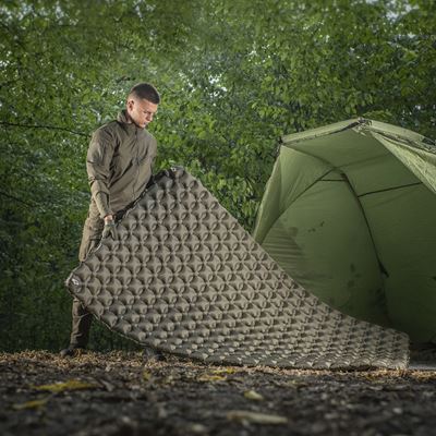 Sleeping Pad 195 × 120 × 5 inflatable double sleeping mat – GREEN M-TAC 60019001 6
