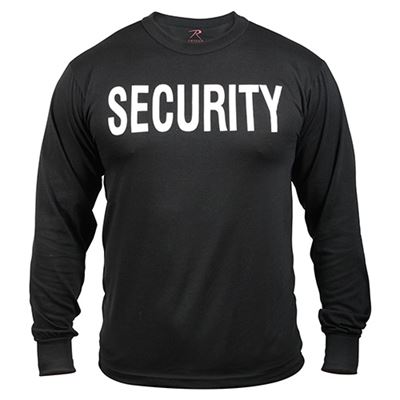Long sleeved SECURITY BLACK