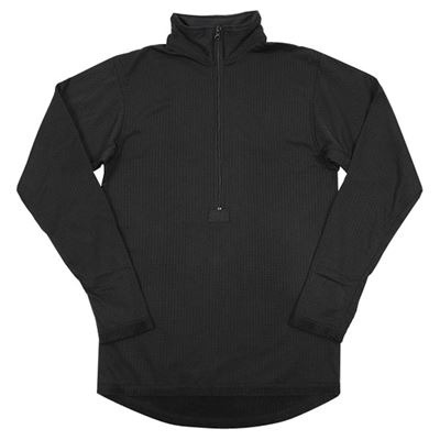 TERMO BASE II Zip Pullover BLACK