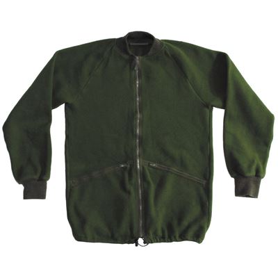 British fleece jacket OLIVE used