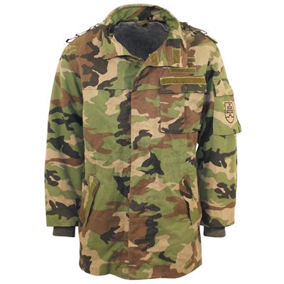 Field parka with liner Slovak M97 camo used