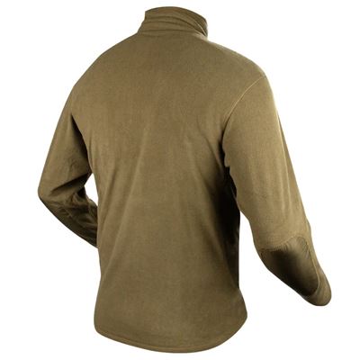 Zip Fleece Pullover COYOTE BROWN