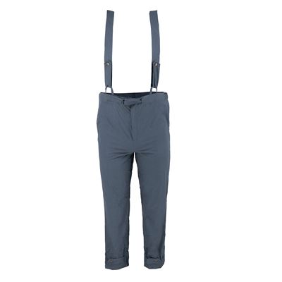 Trousers with braces BULGARIAN GREY-BLUE