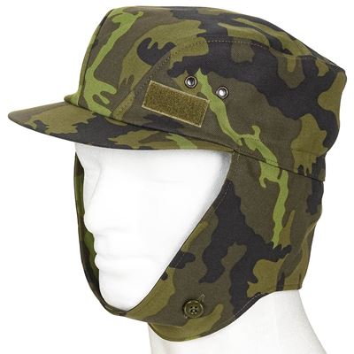 Hat czech army camo 95 with visor and ears