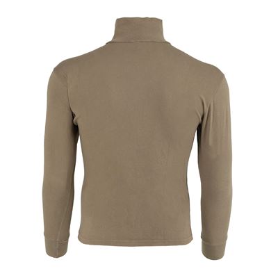 T-shirt BW TROPEN with turtleneck zip BROWN used Bundeswehr 91090110 2