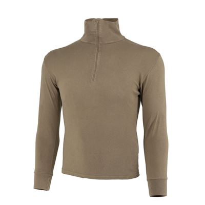 T-shirt BW TROPEN with turtleneck zip BROWN used