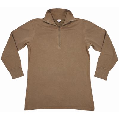 T-shirt BW TROPEN with turtleneck zip BROWN used