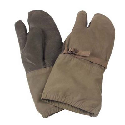 Used BW Gloves with Warm Liner OLIVE