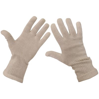Gloves Army knitted white used