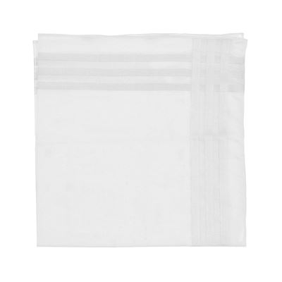 Handkerchief DUTCH cotton WHITE