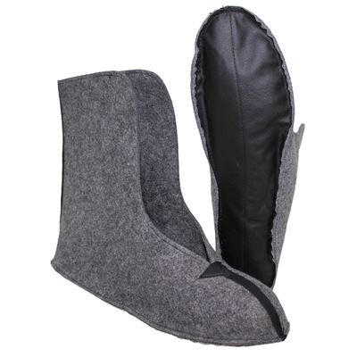 Felt insoles for shoes gray