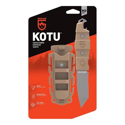 Knife KOTU™ Tanto COYOTE GEAR AID® 62045 10