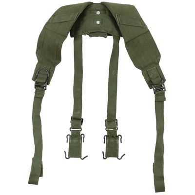 Used BRITISH Carrying Straps for M58 backpack