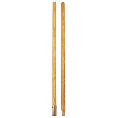 Wooden tent pole 2 pieces approx. 108cm