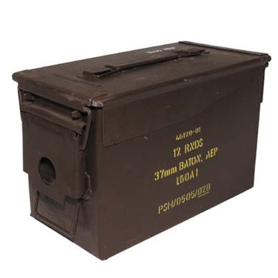 British ammunition box 29,5 x15,5x18cm used