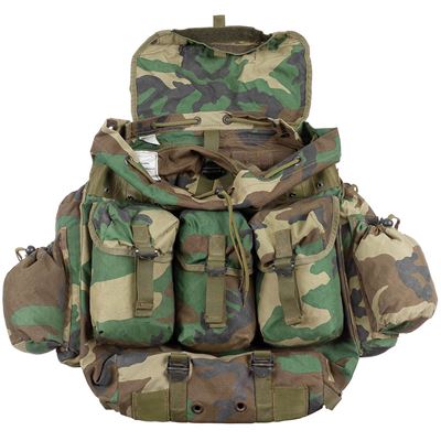 Backpack Turkish ALICE medium with frame WOODLAND used