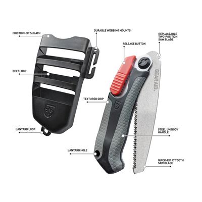 Camp SKARA™ folding saw GEAR AID® 63050 2
